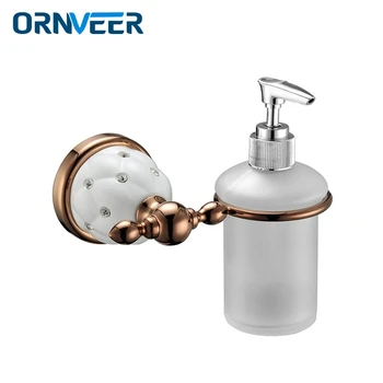 Luxury Wall Mounted Liquid Soap Dispenser With rose Gold Frosted Glass Container/Bottle Bathroom Products Free Shipping
Luxury Wall Mounted Liquid Soap Dispenser With rose Gold Frosted Glass Container/Bottle Bathroom Products Free Shipping