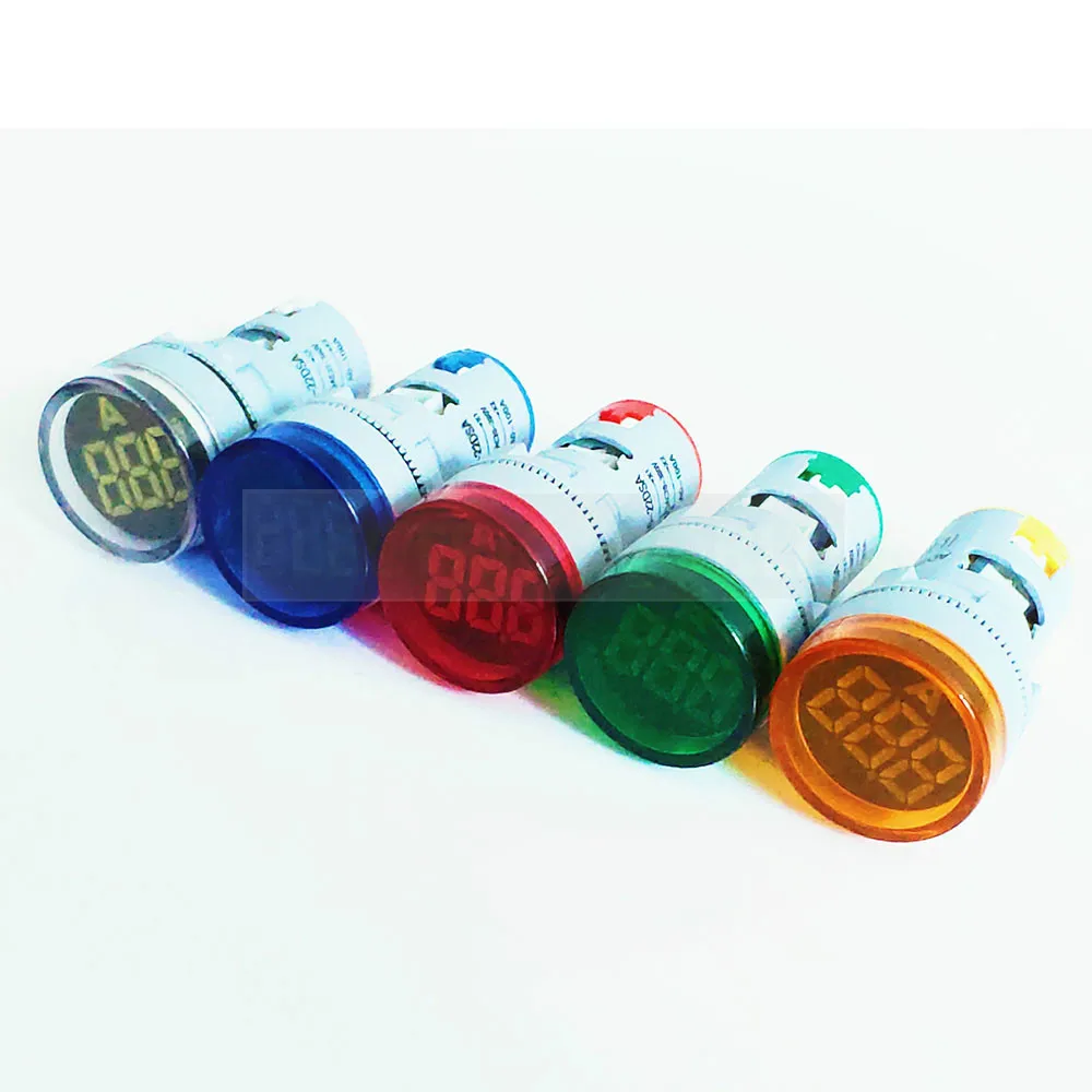 22mm Square Measuring Range Current AC 20-500V Volt 0-100A Voltmeter voltage meter indicator pilot light digital ammeter lamp
22mm Square Measuring Range Current AC 20-500V Volt 0-100A Voltmeter voltage meter indicator pilot light digital ammeter lamp