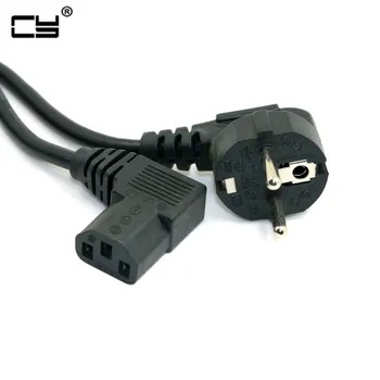 1.5M/5FT C13 IEC Kettle 90 right angle Degree to European 2 pin Round AC EU Plug Power Cable Lead Cord PC 150CM
1.5M/5FT C13 IEC Kettle 90 right angle Degree to European 2 pin Round AC EU Plug Power Cable Lead Cord PC 150CM