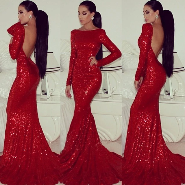 vestidos de festa fashion sexy backless evening dresses 2019 long sleeves red sequin mermaid womens pageant gowns for prom party
vestidos de festa fashion sexy backless evening dresses 2019 long sleeves red sequin mermaid womens pageant gowns for prom party