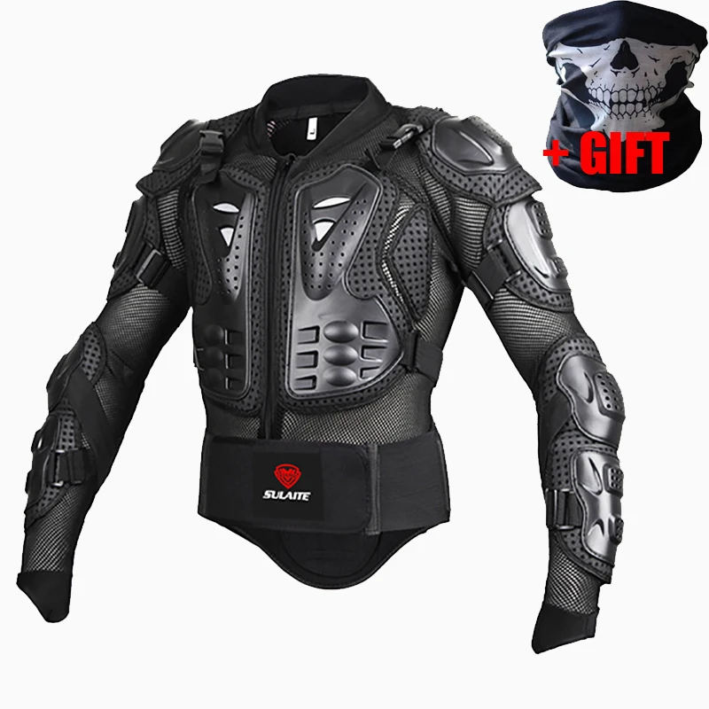 SULAITE Profesional Motorcycle jacket turtle motocross Full Body Armor protection Spine Chest motocross protective Gear clothes
SULAITE Profesional Motorcycle jacket turtle motocross Full Body Armor protection Spine Chest motocross protective Gear clothes