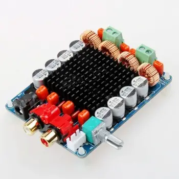 TPA3116 Digital 2.0 Channel Stereo Power Digital Amplifier Board 2X50W RCA Audio input volume adjustment
TPA3116 Digital 2.0 Channel Stereo Power Digital Amplifier Board 2X50W RCA Audio input volume adjustment