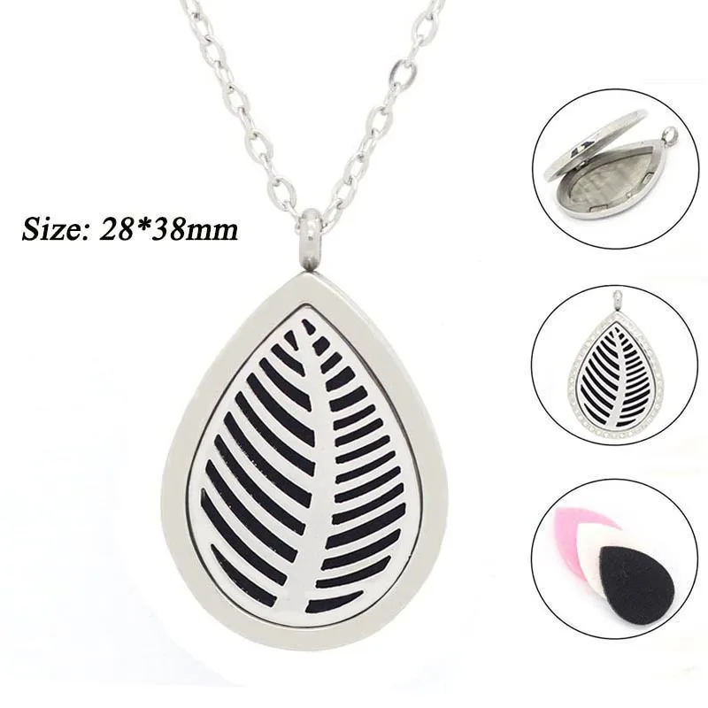 316L Stainless Steel leaf Essential Oil Diffusing Perfume momery Pendant Floating Locket
316L Stainless Steel leaf Essential Oil Diffusing Perfume momery Pendant Floating Locket
