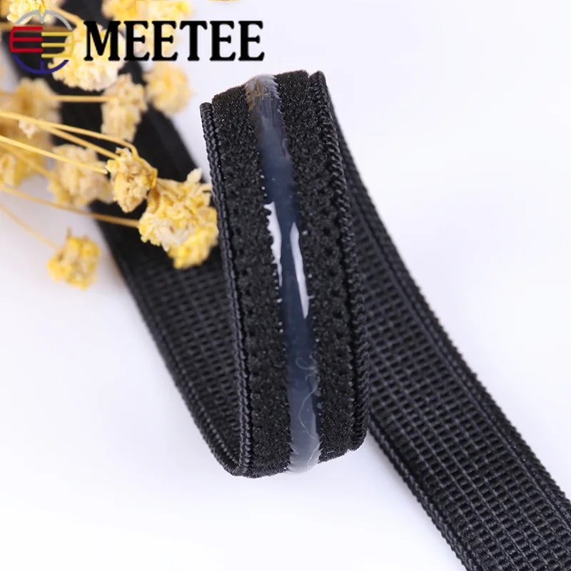Meetee 18yards 10mm Polyester Elastic Band Non-slip Rubber Stretch Lace Webbing DIY Pants Belt Clothing Sewing Accessories EB014
Meetee 18yards 10mm Polyester Elastic Band Non-slip Rubber Stretch Lace Webbing DIY Pants Belt Clothing Sewing Accessories EB014