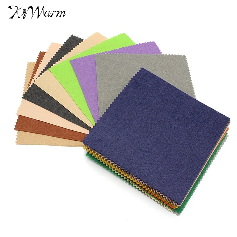 KiWarm 41Pcs Colorful 15*15cm Solid Color Stiff Wool Felt Fabric Sheets Sewing Patchwork Fabrics for DIY Decor Craft 6" x 6"
KiWarm 41Pcs Colorful 15*15cm Solid Color Stiff Wool Felt Fabric Sheets Sewing Patchwork Fabrics for DIY Decor Craft 6" x 6"