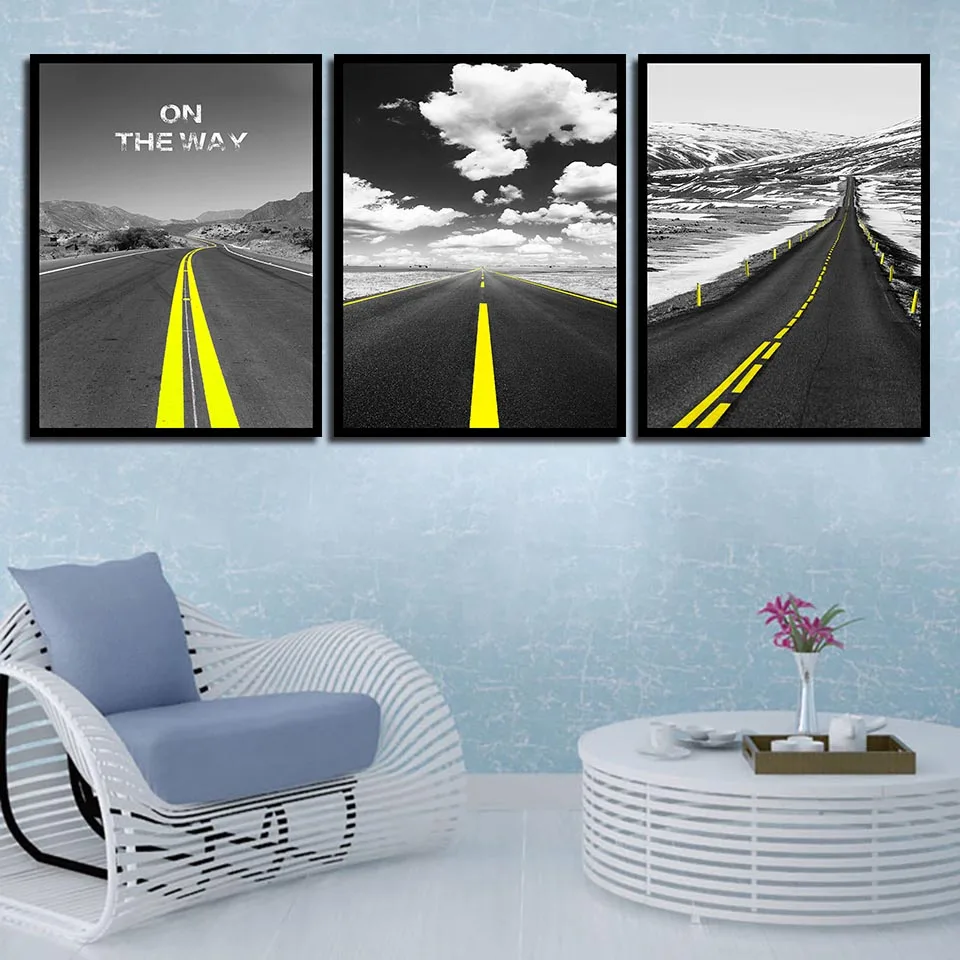 HD Printed Painting Picture Nordic Watercolor Style Poster Home Decor Black And White Road On Canvas Modern Style Wall Artwork
HD Printed Painting Picture Nordic Watercolor Style Poster Home Decor Black And White Road On Canvas Modern Style Wall Artwork