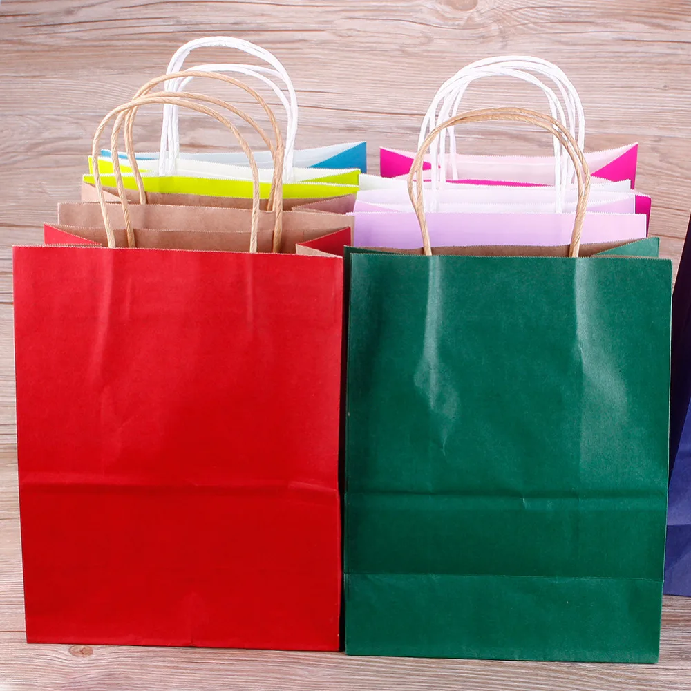 New Different Color Wedding Gift Bag Kraft Paper With Handle Birthday Party Gift Christmas New Year Shopping Bags #242291
New Different Color Wedding Gift Bag Kraft Paper With Handle Birthday Party Gift Christmas New Year Shopping Bags #242291