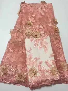Peach African Lace Fabric 2019 High Quality Nigerian Lace Fabrics With Beads Embroidery French Tulle Lace Fabric
Peach African Lace Fabric 2019 High Quality Nigerian Lace Fabrics With Beads Embroidery French Tulle Lace Fabric