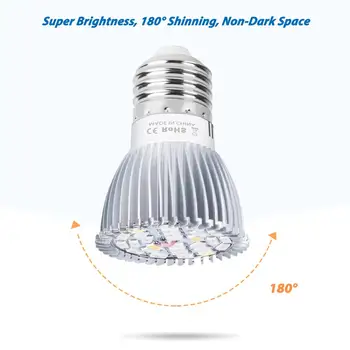 E14 Led Plant Growing Lamp E27 Full Spectrum Led Phyto Light 18W 28W Aquarium Lighting Led Spotlight Bulb For Indoor Grow Box
E14 Led Plant Growing Lamp E27 Full Spectrum Led Phyto Light 18W 28W Aquarium Lighting Led Spotlight Bulb For Indoor Grow Box
