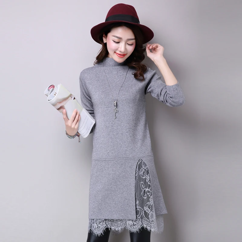 Spring and Autumn 2016 new female Korean version the sweater long section Slim thin knit turtleneck cashmere sweater bottoming
Spring and Autumn 2016 new female Korean version the sweater long section Slim thin knit turtleneck cashmere sweater bottoming