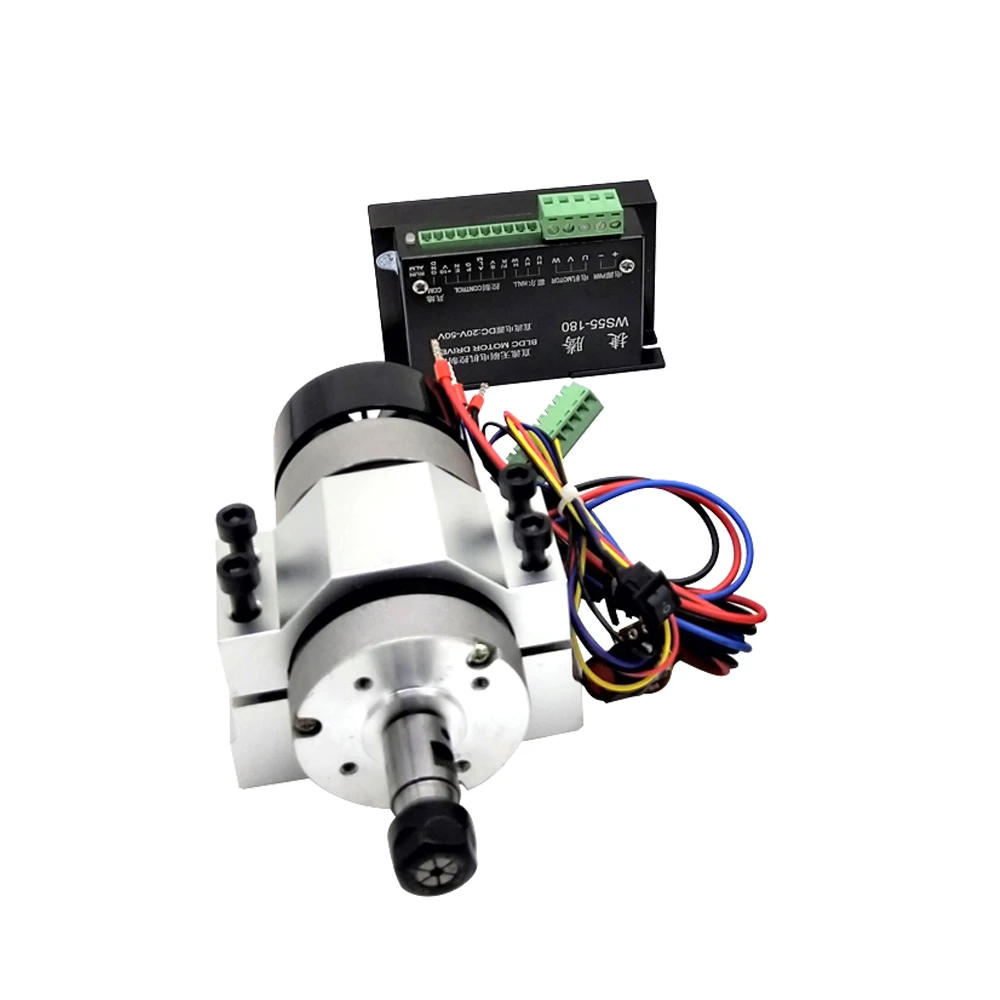 400W 12000rpm Chuck CNC Brushless Spindle Motor with Driver Speed Controller and Clamp DIY Engraving Machine Accessories Set
400W 12000rpm Chuck CNC Brushless Spindle Motor with Driver Speed Controller and Clamp DIY Engraving Machine Accessories Set
