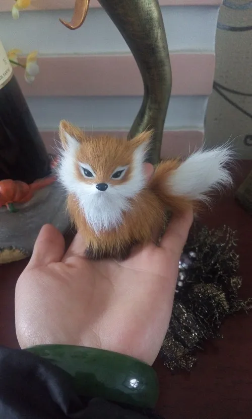 mini cute simulation fox toy polyethylene & furs sitting fox model gift 9x8cm 2067
mini cute simulation fox toy polyethylene & furs sitting fox model gift 9x8cm 2067