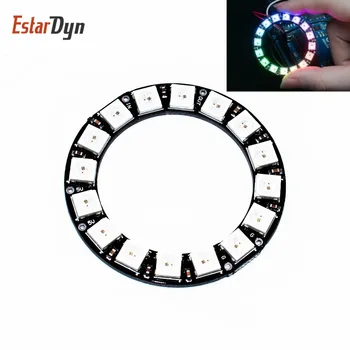 Free Shipping 5pcs 16 Bit WS2812 5050 RGB LED full-color built-in driving lights Round development board D52
Free Shipping 5pcs 16 Bit WS2812 5050 RGB LED full-color built-in driving lights Round development board D52