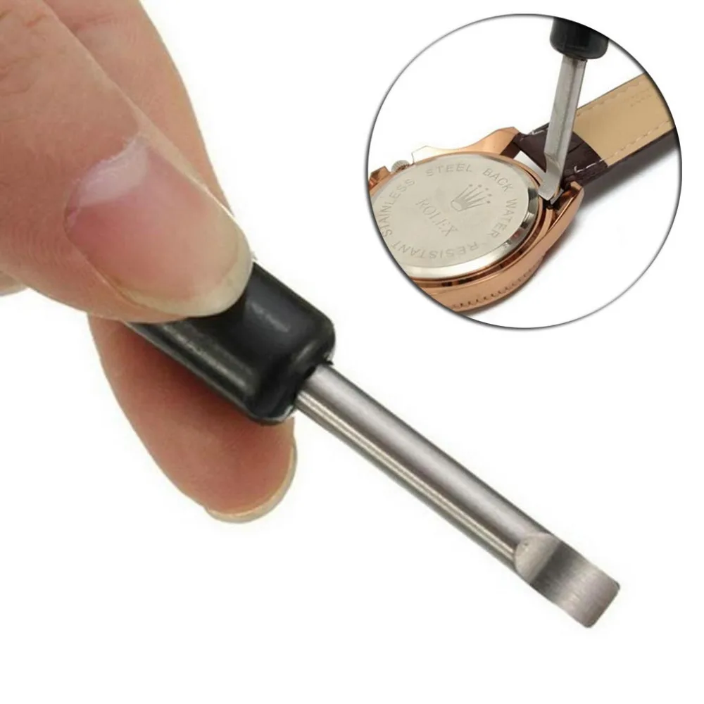 Professionele Watch Case Opener Tools Metal Handle High Quality Watch Tools Back Cover Opener Remover Watch Repair Tools 19MAR9
Professionele Watch Case Opener Tools Metal Handle High Quality Watch Tools Back Cover Opener Remover Watch Repair Tools 19MAR9