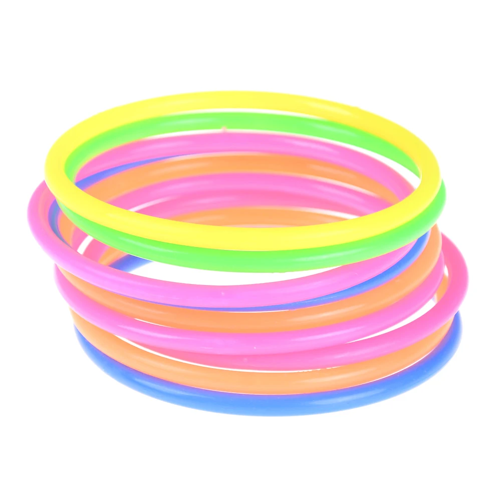 5Pcs 13cm Fashion Hoop Piling Ring Toss Plastic Colorful Ring Throwing Circle Outdoor Game Educational Puzzle Toy for Kids
5Pcs 13cm Fashion Hoop Piling Ring Toss Plastic Colorful Ring Throwing Circle Outdoor Game Educational Puzzle Toy for Kids