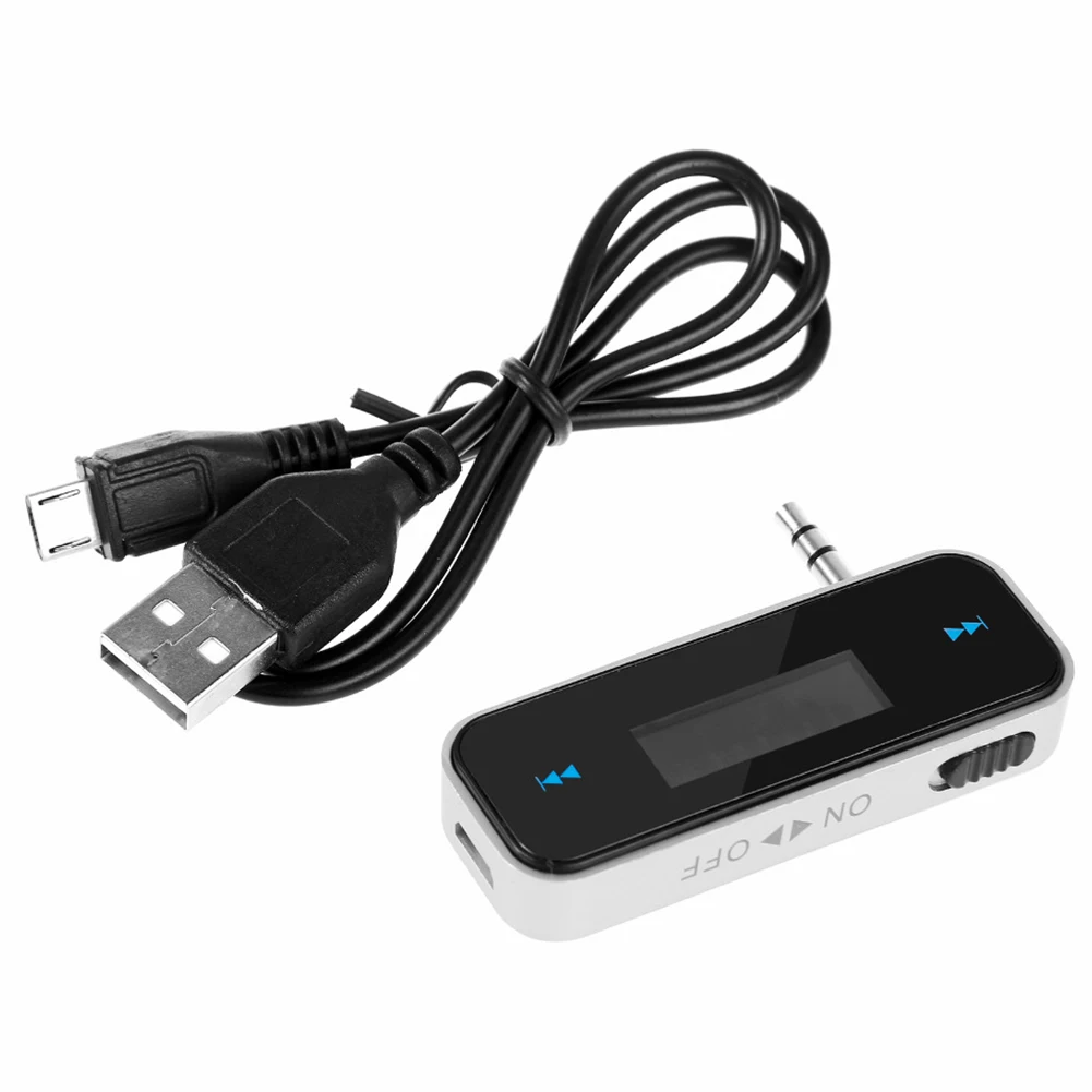 Wireless Transmitter 3.5mm In-car Music Audio FM Transmitter LCD Display For iPhone6S Samsung iPad Car MP3 transmitter
Wireless Transmitter 3.5mm In-car Music Audio FM Transmitter LCD Display For iPhone6S Samsung iPad Car MP3 transmitter