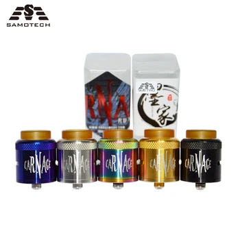 HOT SELL carnage rda Replaceable atomizer 316 stainless steel Material for 510 thread 25mm diameter rda atomizer vape tank
HOT SELL carnage rda Replaceable atomizer 316 stainless steel Material for 510 thread 25mm diameter rda atomizer vape tank