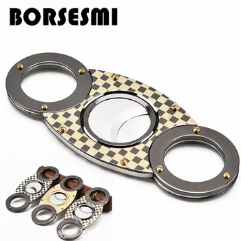 Hot sale Portable stainless steel cigar cutter knife Pocket Double Blades Scissors Shears smoking accessories tools
Hot sale Portable stainless steel cigar cutter knife Pocket Double Blades Scissors Shears smoking accessories tools