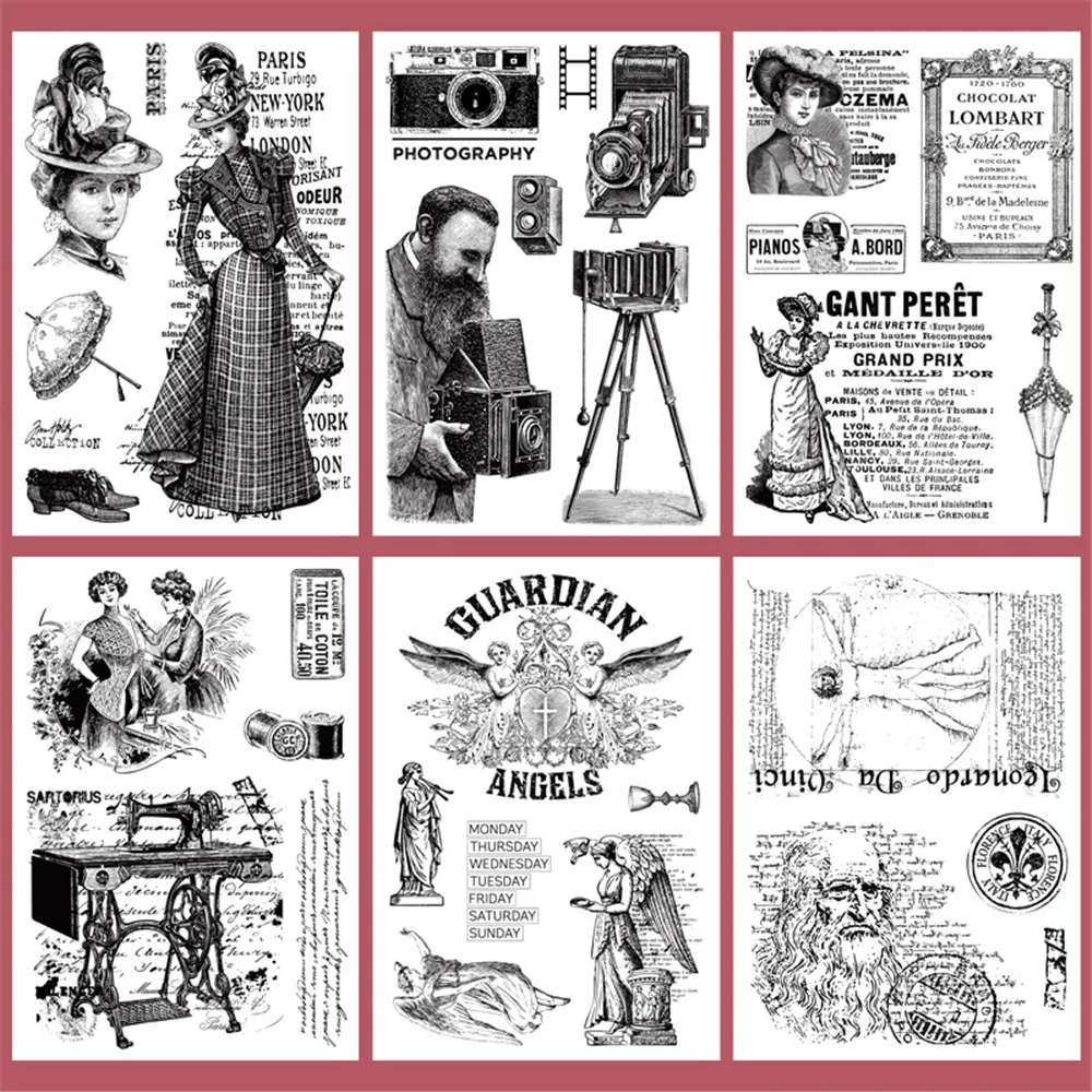 1PC Hot 7 Styles Human Figure Retro Transparent Clear Silicone Stamp/Seal for DIY Scrapbooking Photo Album Decorative Stamp
1PC Hot 7 Styles Human Figure Retro Transparent Clear Silicone Stamp/Seal for DIY Scrapbooking Photo Album Decorative Stamp