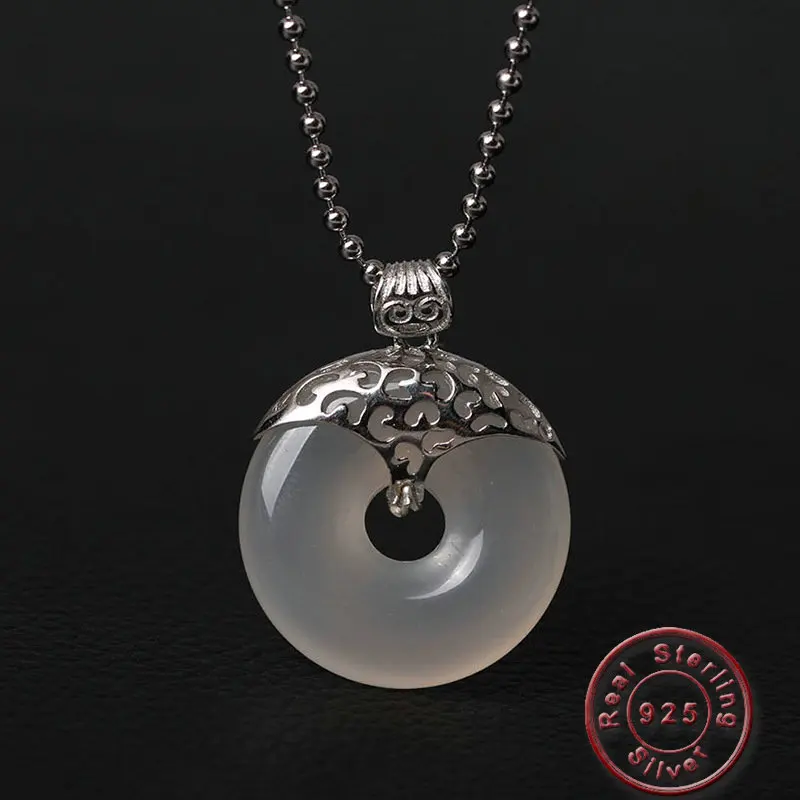 Amxiu Vintage Antique Silver Necklace Natural Stone Pendant Necklaces 925 Sterling Silver Necklace For Women Girls Accessories
Amxiu Vintage Antique Silver Necklace Natural Stone Pendant Necklaces 925 Sterling Silver Necklace For Women Girls Accessories
