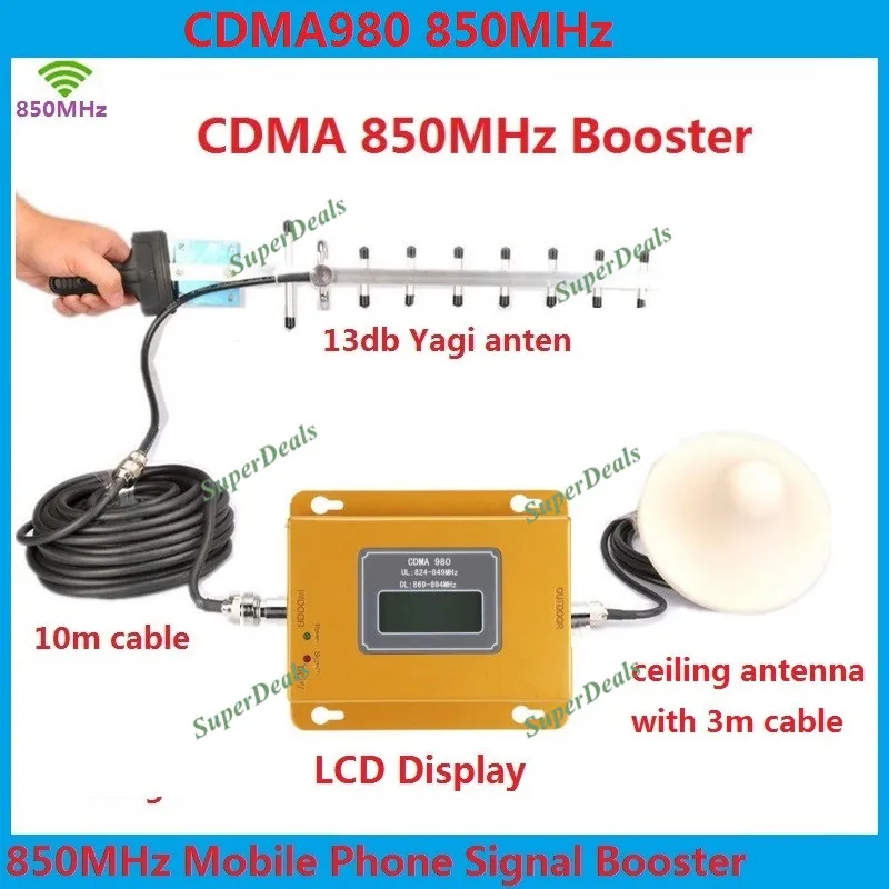 850 Cellular Signal Repeater CDMA 850 mhz Mobile Signal Amplifier 70dB GSM 850 Cell Phone Booster amplificateur de reseau mobile
850 Cellular Signal Repeater CDMA 850 mhz Mobile Signal Amplifier 70dB GSM 850 Cell Phone Booster amplificateur de reseau mobile