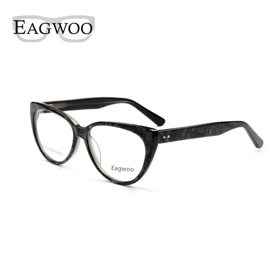 EAGWOO Women Cat Eye Aceate Eyeglasses Designed Full Rim Optical Frame Fashion Prescription Spectacle With Spring Temple 1956
EAGWOO Women Cat Eye Aceate Eyeglasses Designed Full Rim Optical Frame Fashion Prescription Spectacle With Spring Temple 1956