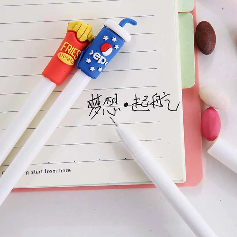 1 Pcs Novelty Lovely Creative Fries Cola Gel Pen Kawaii School Child Gift Stationery Office Writing Pens Supplies
1 Pcs Novelty Lovely Creative Fries Cola Gel Pen Kawaii School Child Gift Stationery Office Writing Pens Supplies