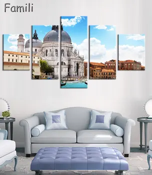 Modern Canvas Painting 5 Pieces Wall Art Italy Venice Landscape Oil Painting Beautiful City River Decorative Picture Home Decor
Modern Canvas Painting 5 Pieces Wall Art Italy Venice Landscape Oil Painting Beautiful City River Decorative Picture Home Decor