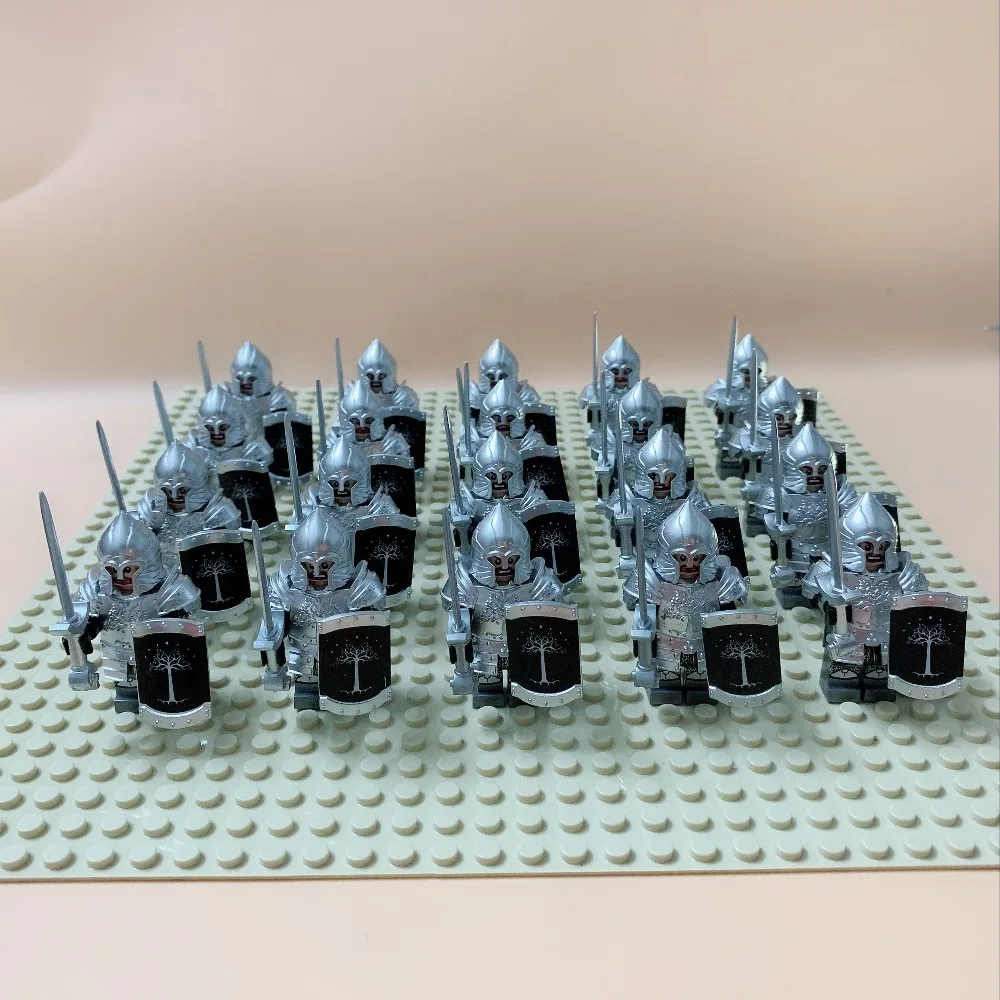 20pc Uruk Ha Lord of the Rings Action Figure Soldier of Gondor Knight Spear Sword Building Blocks Bricks Toys
20pc Uruk Ha Lord of the Rings Action Figure Soldier of Gondor Knight Spear Sword Building Blocks Bricks Toys