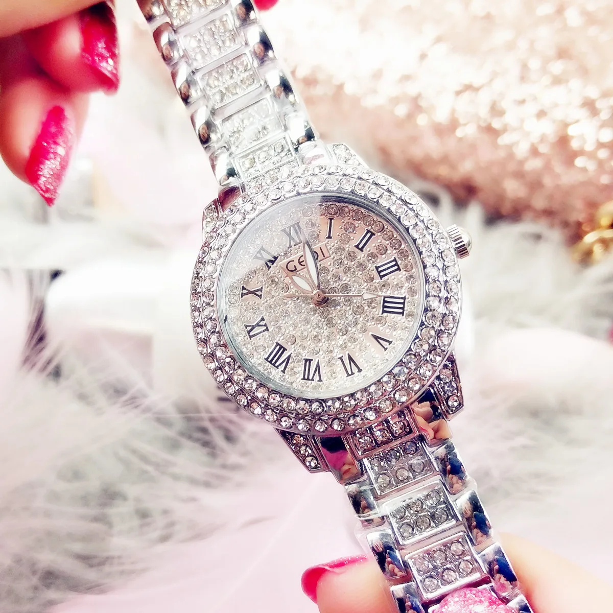 Women Wrist Watch Silver Gold Color Western Stainless Steel With Glass Chinese Movement Flat Round Plated
Women Wrist Watch Silver Gold Color Western Stainless Steel With Glass Chinese Movement Flat Round Plated