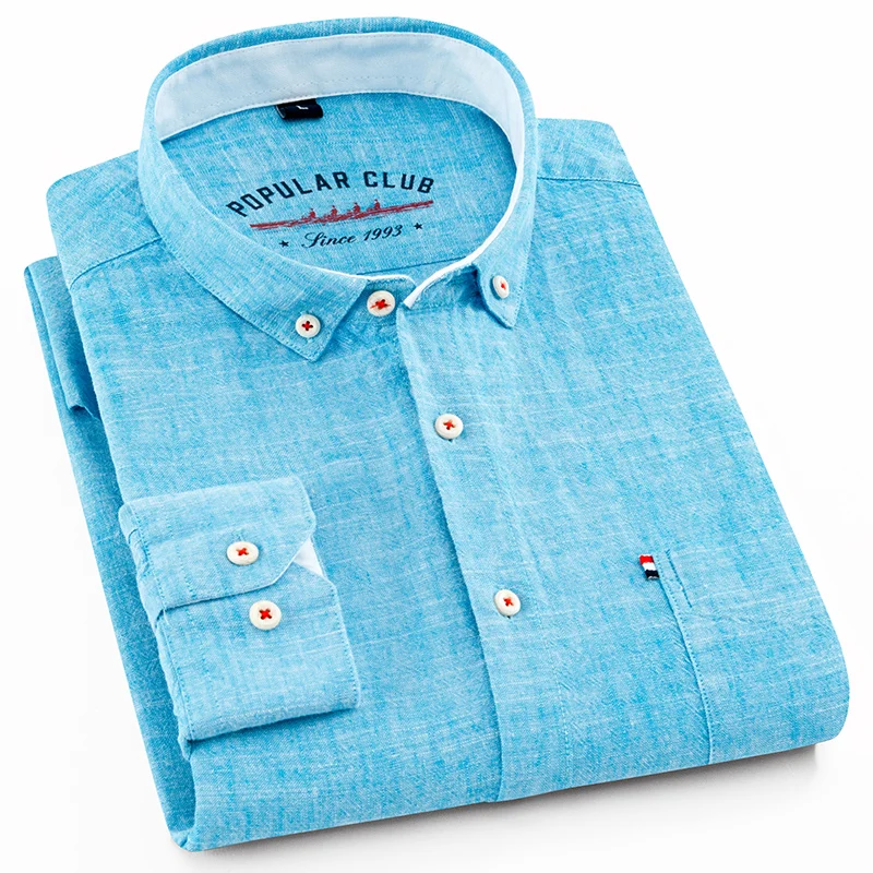 Free Shipping Line Shirts Men Brand Casual Long Sleeve Man Shirts High Quality Solid Color Fit Blue Tops Camisa Social Masculina
Free Shipping Line Shirts Men Brand Casual Long Sleeve Man Shirts High Quality Solid Color Fit Blue Tops Camisa Social Masculina