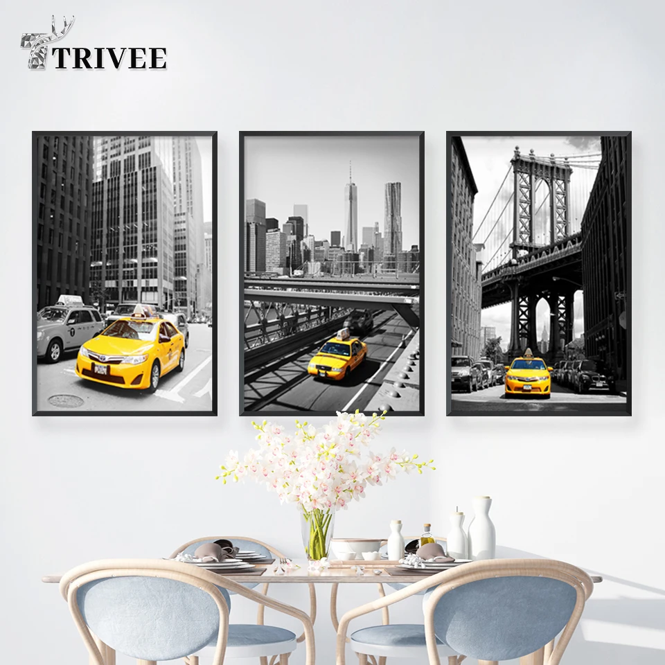 Yellow Car Black White Canvas Printing Posters And Prints Modern Architecture Building Landscape Wall Decor Picture For Office
Yellow Car Black White Canvas Printing Posters And Prints Modern Architecture Building Landscape Wall Decor Picture For Office