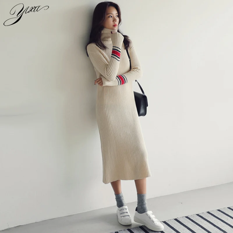 Thick Woman Winter Knit Dress Turtleneck Female Straight Mid Dresses Full Sleeve Woman Knitted Warm Dresses Casual Dress Woman
Thick Woman Winter Knit Dress Turtleneck Female Straight Mid Dresses Full Sleeve Woman Knitted Warm Dresses Casual Dress Woman