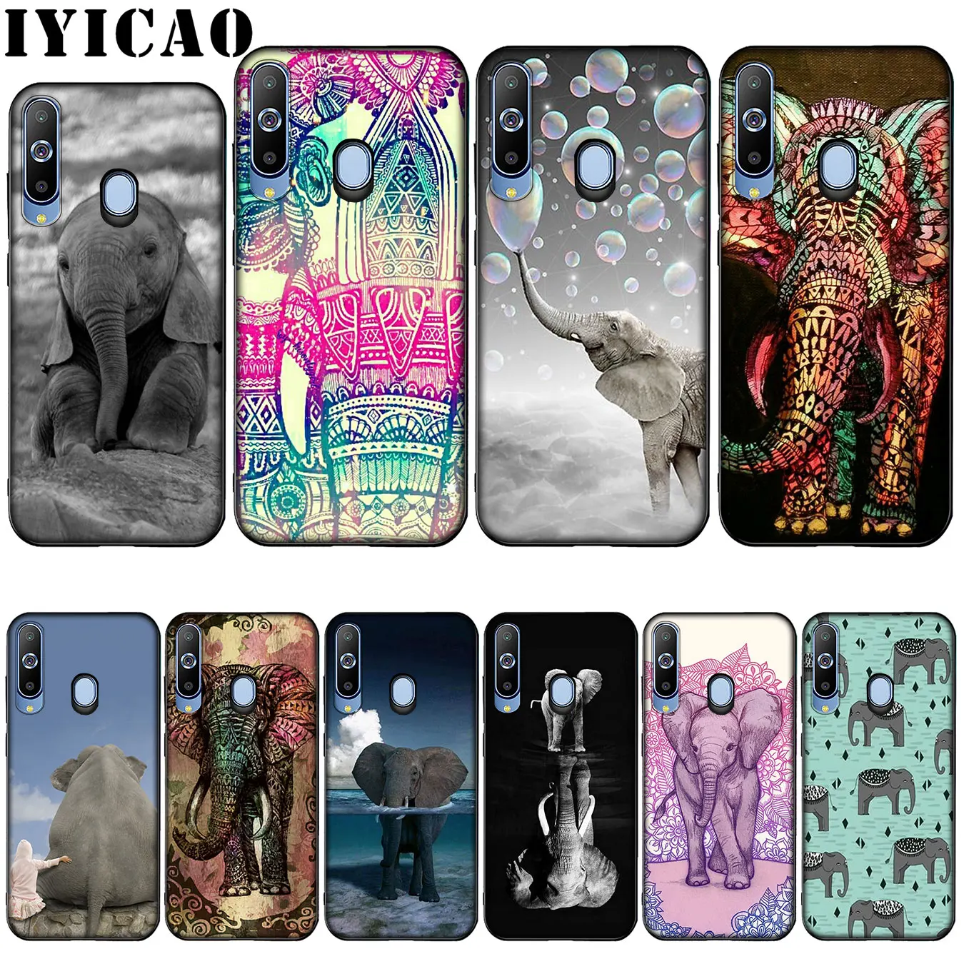 IYICAO прозрачный силиконовый мягкий чехол для Samsung Galaxy A10 A30 A40 A50 A70 M10 M20 M30|Бамперы| |
