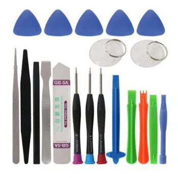 20 in 1 Mobile Phone Repair Tools Kit Opening Tool Screwdriver Set for iPhone iPad Samsung Cell Phone
20 in 1 Mobile Phone Repair Tools Kit Opening Tool Screwdriver Set for iPhone iPad Samsung Cell Phone