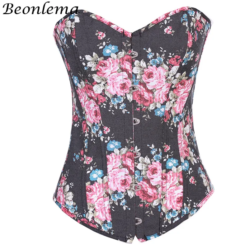 Beonlema Waist Trainer Corsage Sexy Corselet Florol Bodice Tops Women Overbust Lacing up Bustier Sweet Bule Green Femme Lingerie
Beonlema Waist Trainer Corsage Sexy Corselet Florol Bodice Tops Women Overbust Lacing up Bustier Sweet Bule Green Femme Lingerie