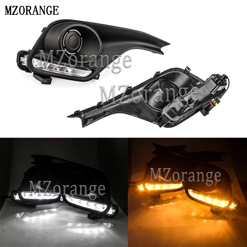 MZORANGE 2PCS For Suzuki Swift 2018 LED Daytime Running Light Turning Yellow Signal Relay Waterproof Car 12V LED DRL Day Light
MZORANGE 2PCS For Suzuki Swift 2018 LED Daytime Running Light Turning Yellow Signal Relay Waterproof Car 12V LED DRL Day Light