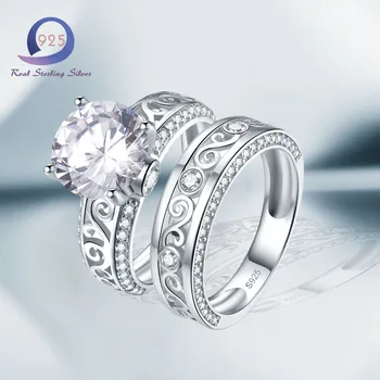 Merthus Pair Rings 925 Sterling Silver Band Ring Sets for Party Banquet Engagement Wedding Women Fashion Jewelry Size 6 7 8 9
Merthus Pair Rings 925 Sterling Silver Band Ring Sets for Party Banquet Engagement Wedding Women Fashion Jewelry Size 6 7 8 9