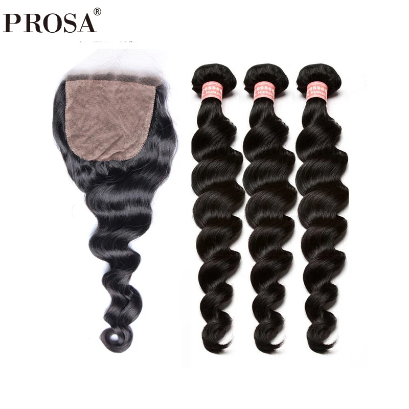3 Human Hair Bundles With Silk Base Closure 4Pcs Brazilian Human Hair Weave Bundles With Closures Pre Plucked Prosa Remy
3 Human Hair Bundles With Silk Base Closure 4Pcs Brazilian Human Hair Weave Bundles With Closures Pre Plucked Prosa Remy