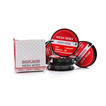 electronic cigarette accessory Digiflavor Mesh wire for Digiflavor Mesh Pro RDA and vape atomizer RDTA RTA tank DIY vaporizer
electronic cigarette accessory Digiflavor Mesh wire for Digiflavor Mesh Pro RDA and vape atomizer RDTA RTA tank DIY vaporizer