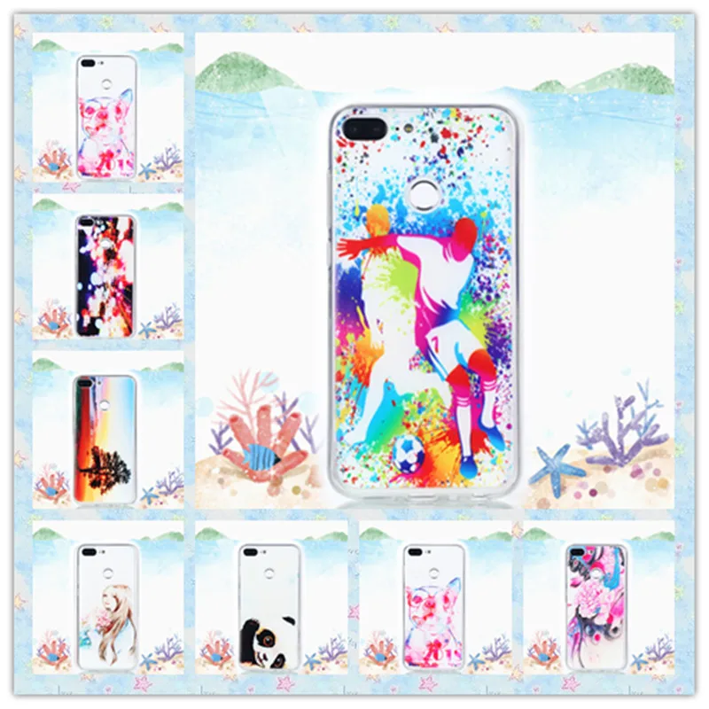 Huawei Honor 9 Lite Case Soft TPU Pattern Shell Cover Light Funda HATOLY |