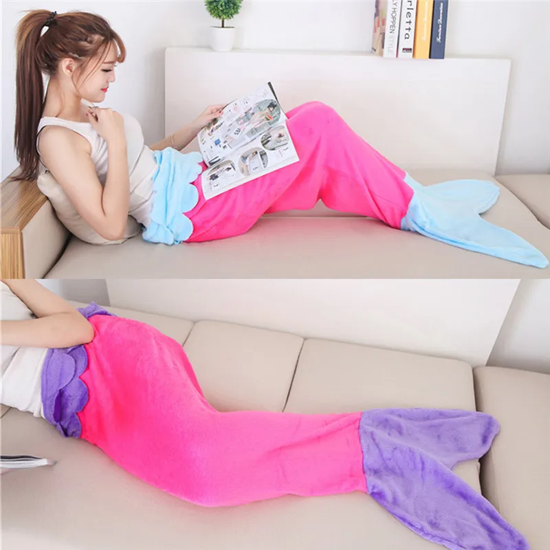 Quilt Mermaid blanket tail fleece throw plush plaid On sofa Bed fluffy bedspreads covers bed knitted Air condition adult blanket
Quilt Mermaid blanket tail fleece throw plush plaid On sofa Bed fluffy bedspreads covers bed knitted Air condition adult blanket