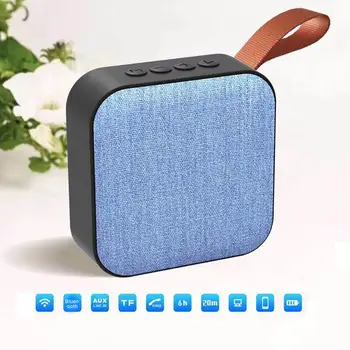 T5 Cloth Art Portable Wireless Bluetooth Speaker Subwoofer TF Card Loudspeaker Wireless Bluetooth Speaker for Mobile Phone
T5 Cloth Art Portable Wireless Bluetooth Speaker Subwoofer TF Card Loudspeaker Wireless Bluetooth Speaker for Mobile Phone