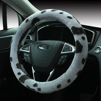 1 Piece Car Styling Autumn Winter Milk Cow Printing Plush Car steering wheel covers 38cm Hot Sale New Warm Steering Covers Cases
1 Piece Car Styling Autumn Winter Milk Cow Printing Plush Car steering wheel covers 38cm Hot Sale New Warm Steering Covers Cases