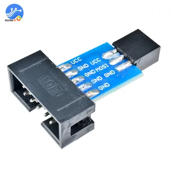 2pcs 10Pin To 6PiN Convert To Standard 10 Pin To 6 Pin Adapter Board For ATMEL STK500 AVRISP USBASP ISP Interface Converter AVR
2pcs 10Pin To 6PiN Convert To Standard 10 Pin To 6 Pin Adapter Board For ATMEL STK500 AVRISP USBASP ISP Interface Converter AVR