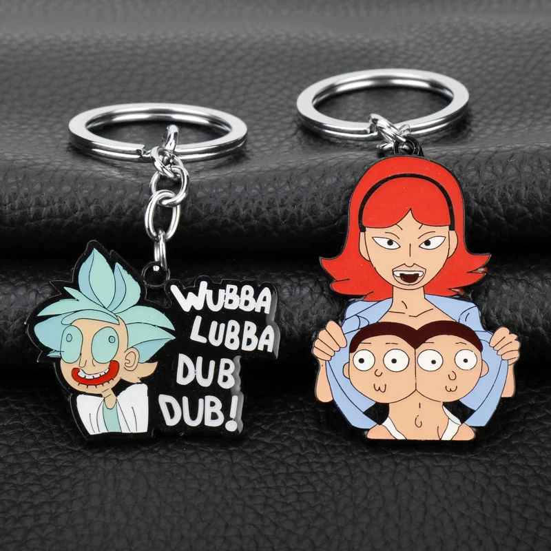 dongsheng Rick And Morty Cartoons Keychain Figure Pendant Key Rings Alloy Key Holder Q Edition Bag Keychain Gift Toy-50
dongsheng Rick And Morty Cartoons Keychain Figure Pendant Key Rings Alloy Key Holder Q Edition Bag Keychain Gift Toy-50