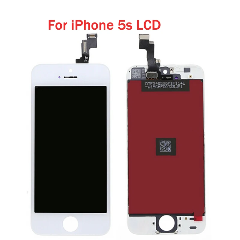 10pcs/lot AAA Quality No Dead Pixel For iPhone 5S LCD Display with Touch Screen Digitizer Assembly Black White Free shipping
10pcs/lot AAA Quality No Dead Pixel For iPhone 5S LCD Display with Touch Screen Digitizer Assembly Black White Free shipping