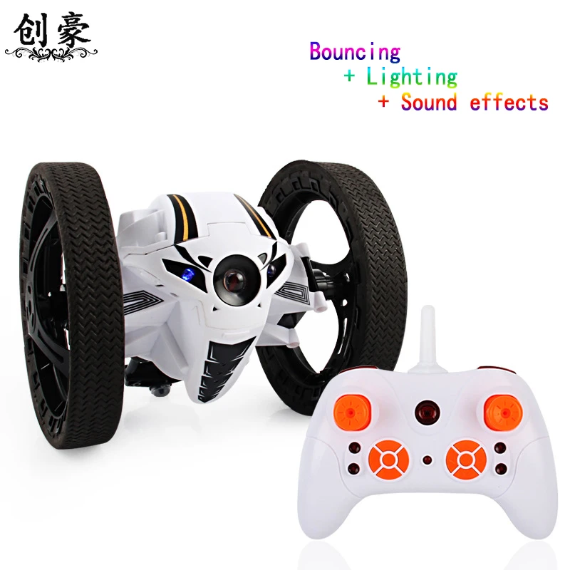2.4G Control Stunt Bounce Vehicle Two Wheel Rotating Tipper Cross-country Stunt Car Resistance To Fall High Jump Toys Vehicle
2.4G Control Stunt Bounce Vehicle Two Wheel Rotating Tipper Cross-country Stunt Car Resistance To Fall High Jump Toys Vehicle
