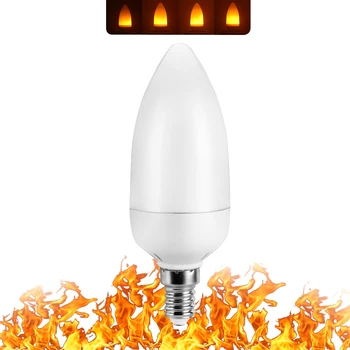CHENGYILT Creative 2 Modes Candle LED Lights E27 E26 E14 E12 Flame Effect Fire Light Bulb 3W Flickering Emulation Decor Lamp
CHENGYILT Creative 2 Modes Candle LED Lights E27 E26 E14 E12 Flame Effect Fire Light Bulb 3W Flickering Emulation Decor Lamp