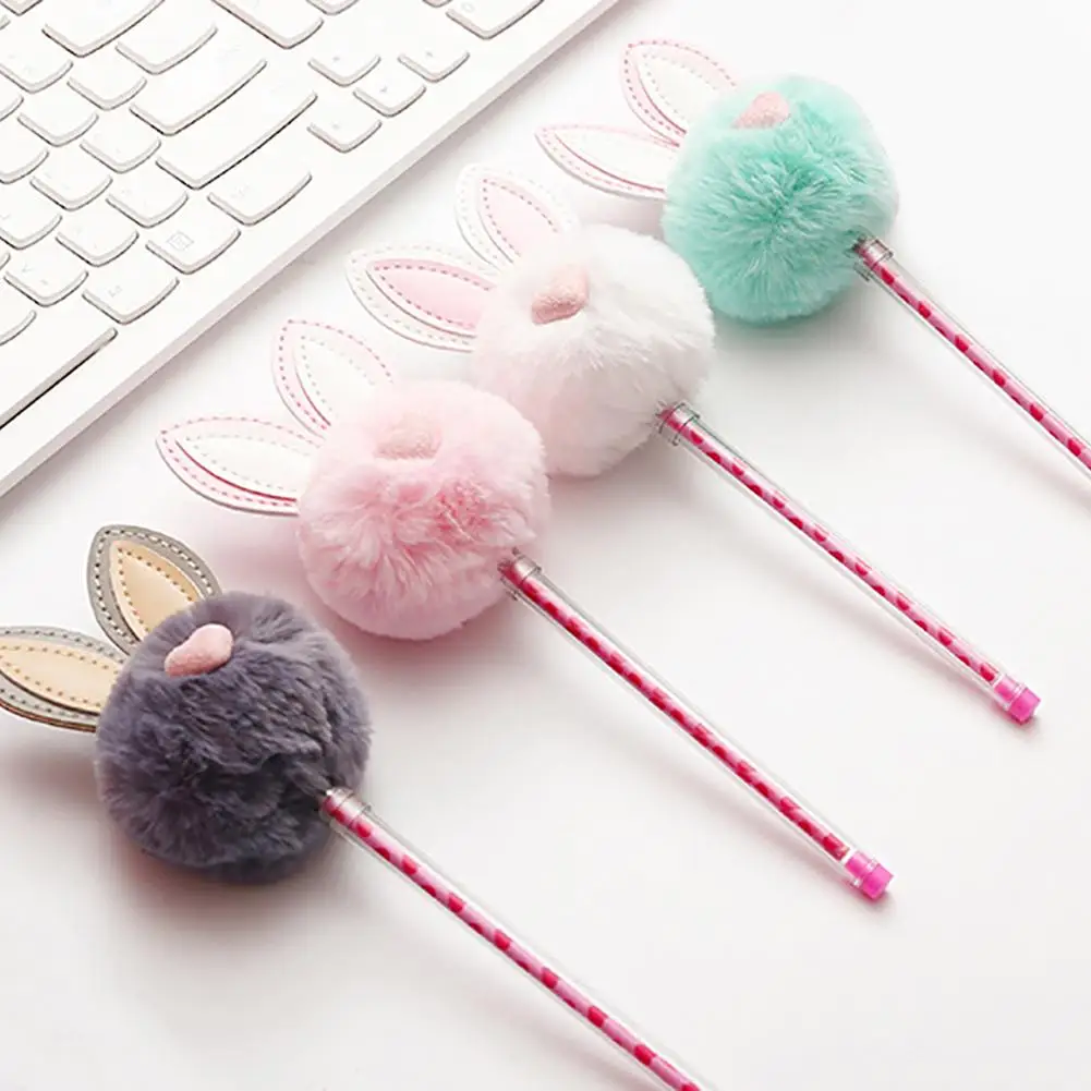 0.5mm Rabbit Ear Fluffy Ball Gel Ink Pen Student School Office Stationery Gift 2019NEW
0.5mm Rabbit Ear Fluffy Ball Gel Ink Pen Student School Office Stationery Gift 2019NEW